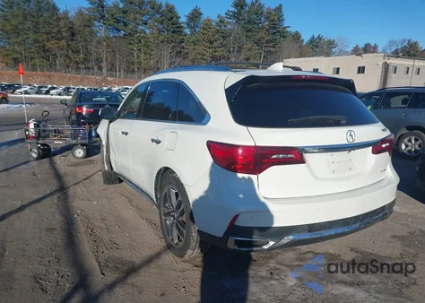 2017 Acura Mdx Advance Package z USA, uszkodzony, nr VIN 5FRYD4H84HB022667